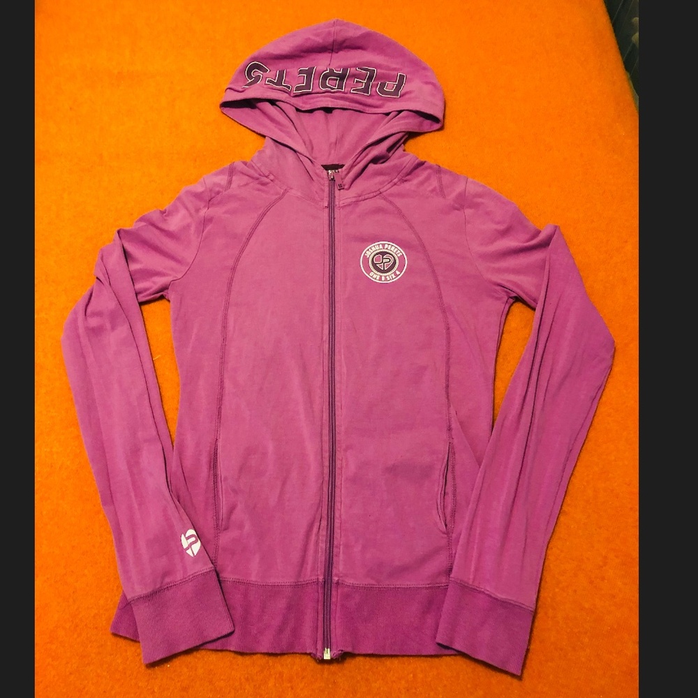 Vintage Joshua Perets One 9 six 4 zip up purple hoodie EUC